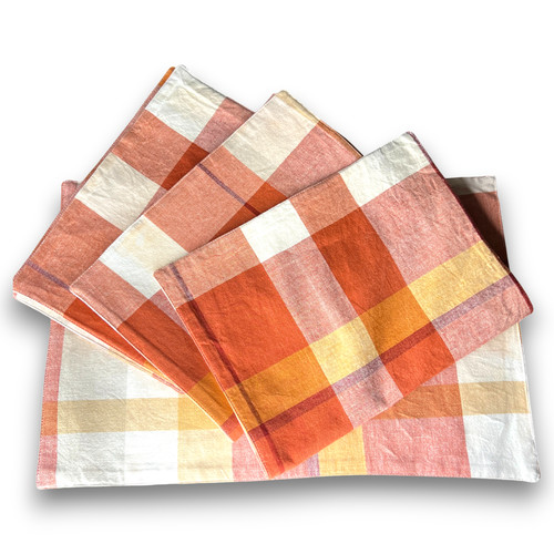 Rustic plaid woven - rustic, table