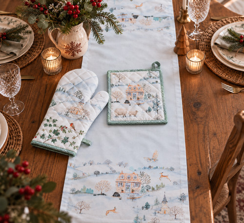 Maison hermine table runner - maison,