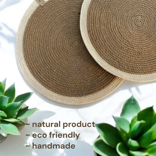 Set handmade jute - 12,