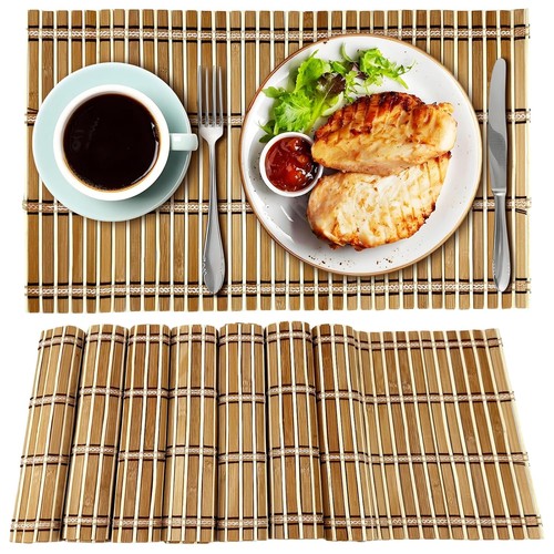 Bamboo natural anti slip - natural, heat