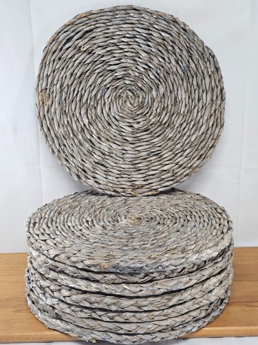 Set grey woven round - 8,