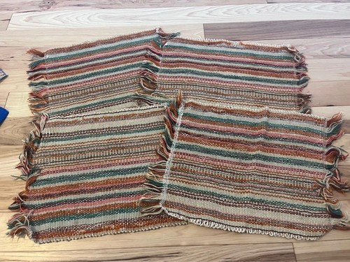 Vintage set woven fringe - 4,