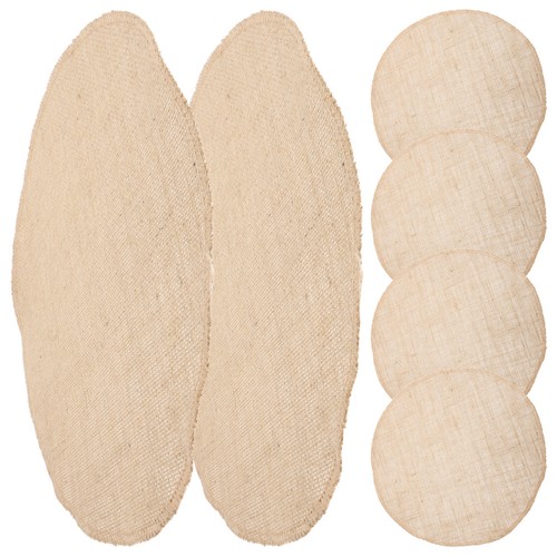 6pcs reusable rustic jute - 6pcs,