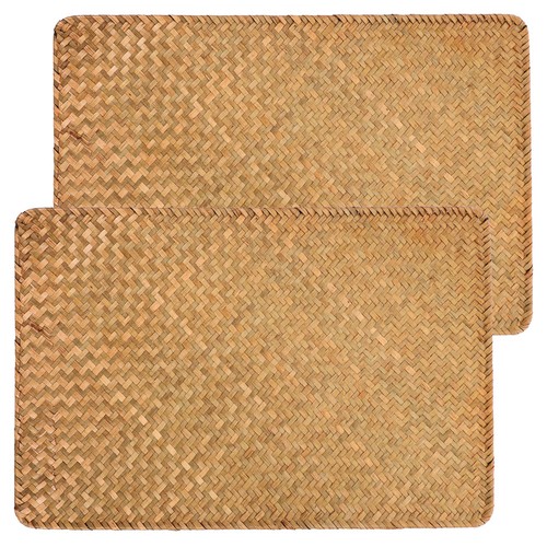 Pcs rustic woven placemat - 2,