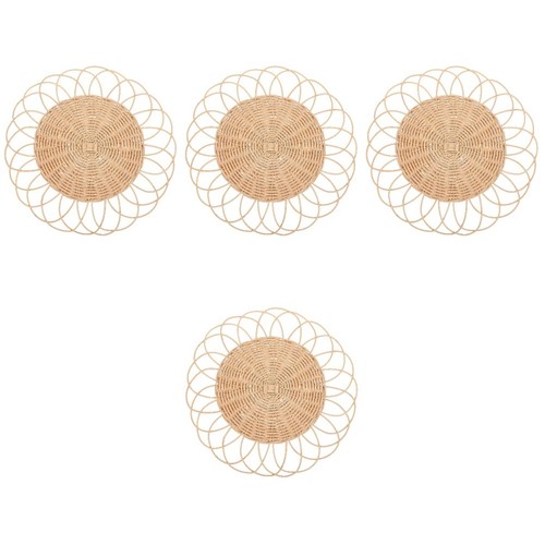 Reusable woven placemats set - woven,
