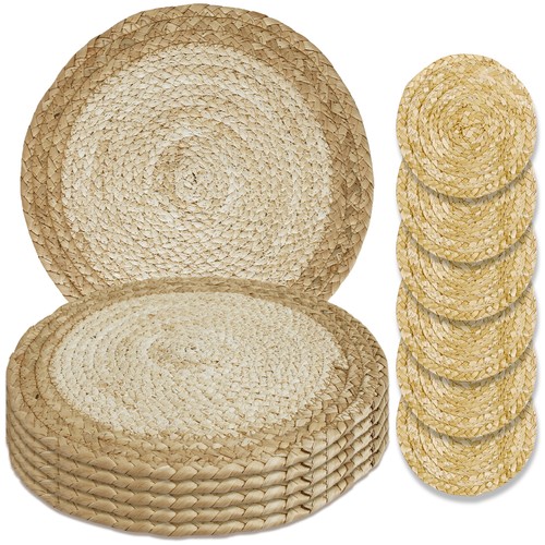 Table mats set - of, woven