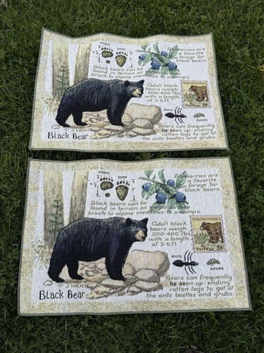 Wiens black bear tapestry - wiens,