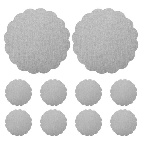10pcs flower shape - 10pcs, placemats