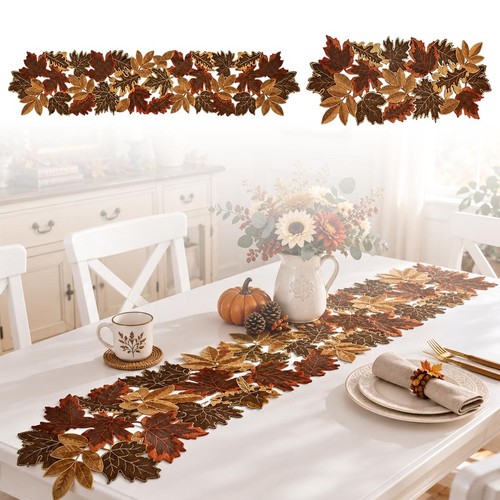 Embroidered maple leaf - embroidered,