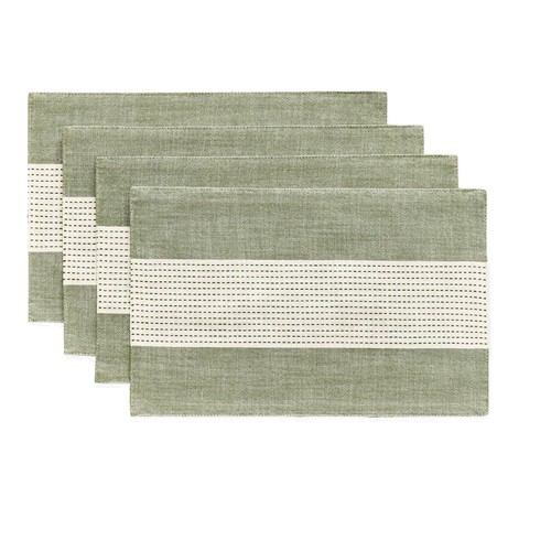Cotton linen sage - linen,