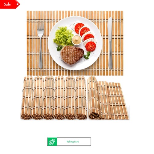 Pack bamboo placemats - pack,