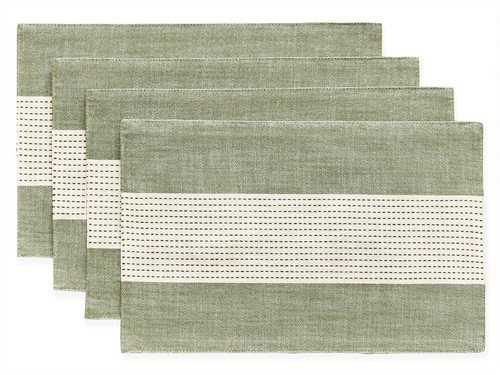 Cotton linen sage - linen, green