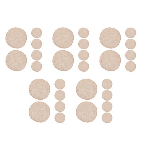 30pcs rustic burlap round - burlap,