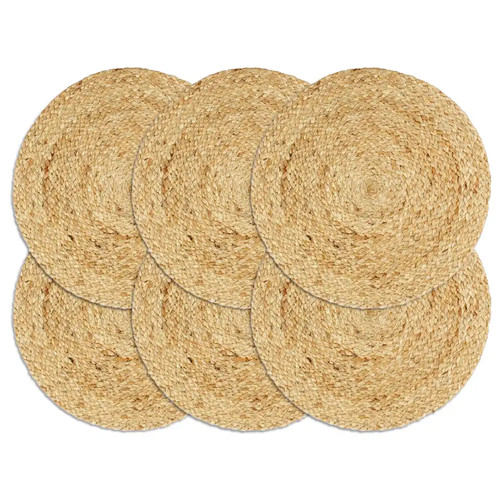 Placemats natural jute 38cm - jute,