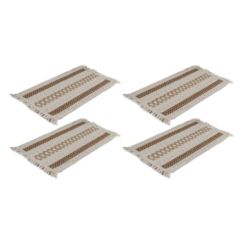 Boho placemats 4pcs woven - boho,