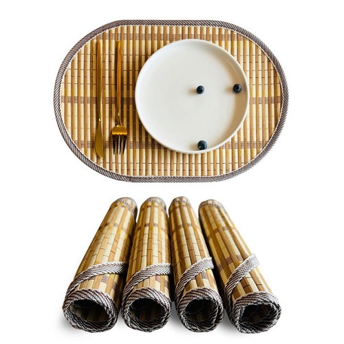 Wood placemats rustic style - placemats,