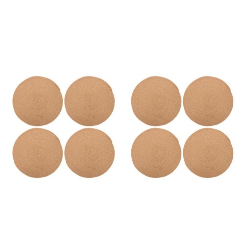 Pcs woven jute placemats - 8,