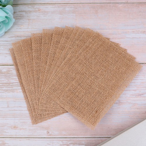 Pcs burlap table - 10,