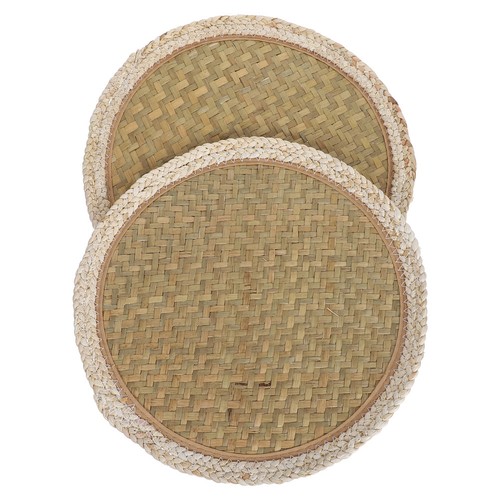 2pcs bamboo placemats heat - bamboo,