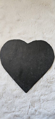 Heart slate placemats grey - slate,,